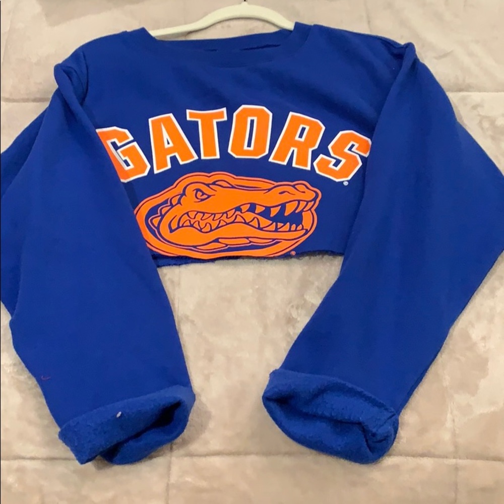 Florida Gators Cropped Victoria Secret Sweeatshirt